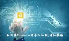 如何在Tokenim中导入私钥：详细指南