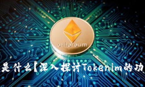 Tokenim是什么?深入探讨Tokenim的功能与应用