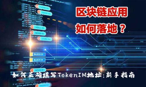 如何正确填写TokenIM地址:新手指南