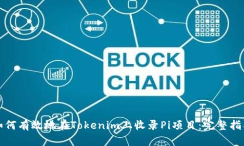 如何有效地在Tokenim上收录Pi项目:完整指南