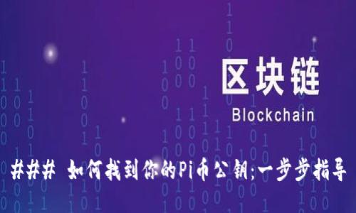 ### 如何找到你的Pi币公钥:一步步指导
