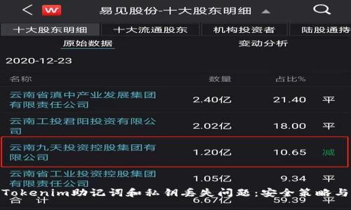 如何应对Tokenim助记词和私钥丢失问题:安全策略与挽救措施